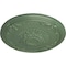 Ekena Millwork Athens Ceiling Medallion (Fits Canopies up to 3 5/8"), 26 1/4"OD x 3 1/4"P, Athenian Green CM27ATAGF - alternate 3